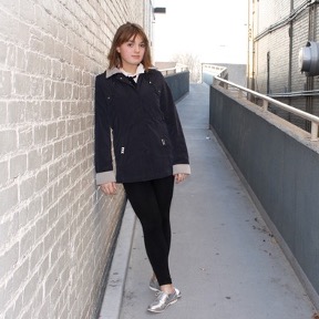 standing by a wall picture